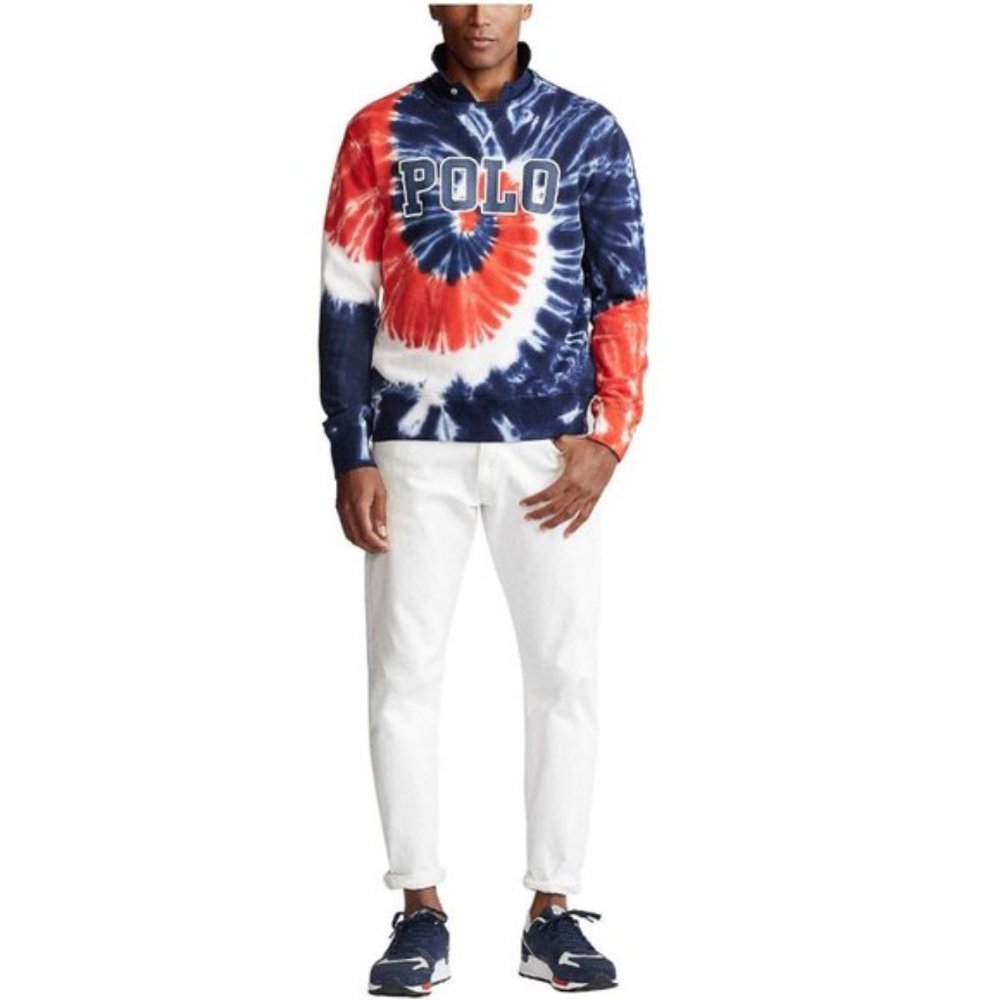 Polo Ralph Lauren Men's Big & Tall Large Tall Tie-Dye Terry Sweatshirt NEW - Picture 6 of 6